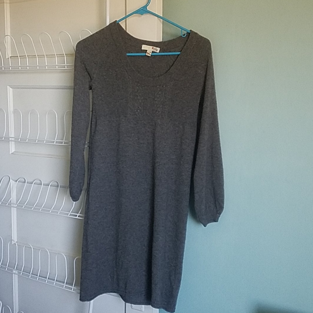 Joie Sweater Long Sleeve Dress 50% Merino Wool 50% Cashmere Size Extra Small